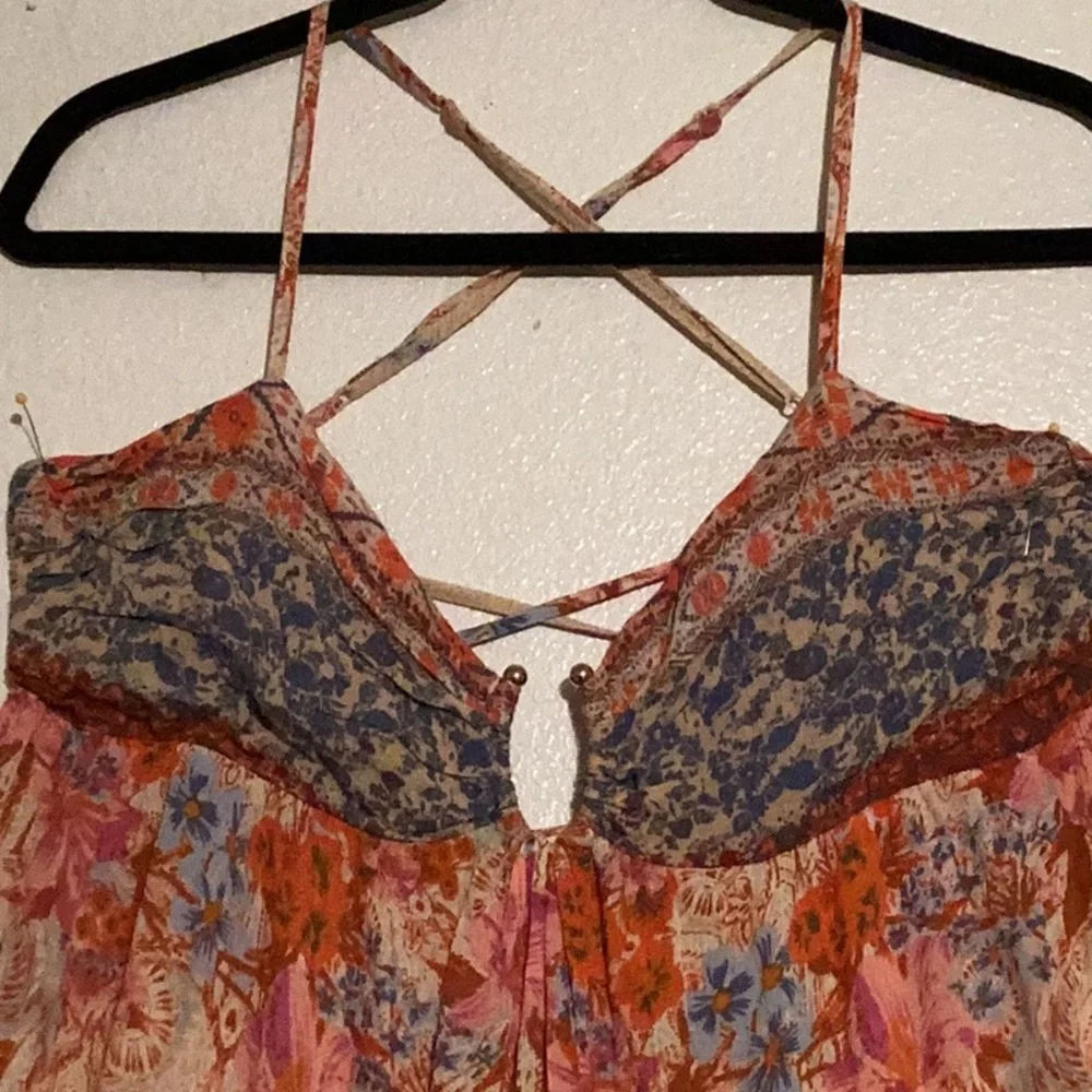 Free People Bohemian Spaghetti Strap Dress